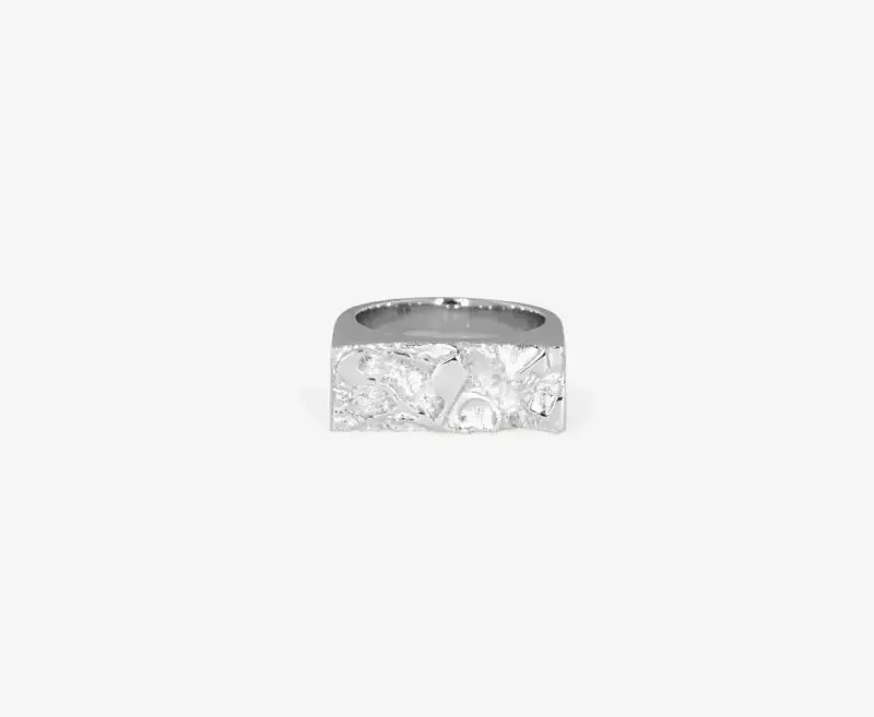 IX STUDIOS | DMN0321SL | IX Rustic ring - sølv