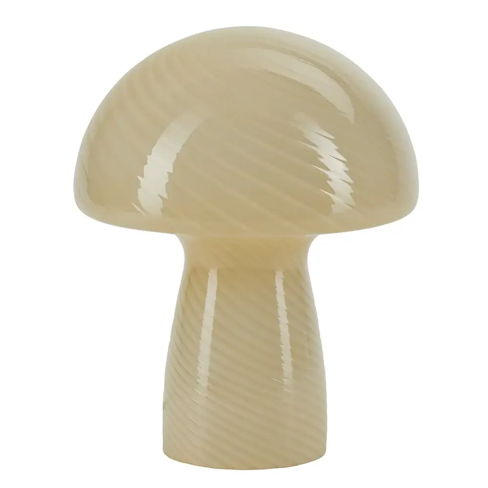 Bahne Mushroom bordlampe, lille gul