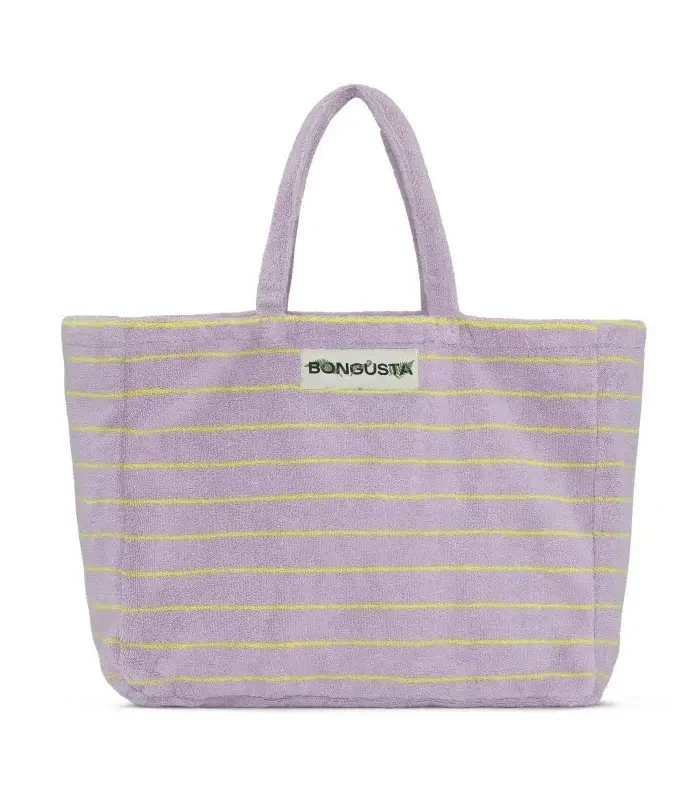 Bongusta Naram Weekend bag, Lilac & neon yellow